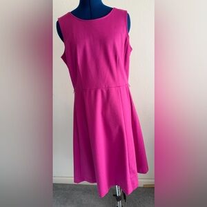 NWT 212 Collection Fushia Pink Sleeveless Dress